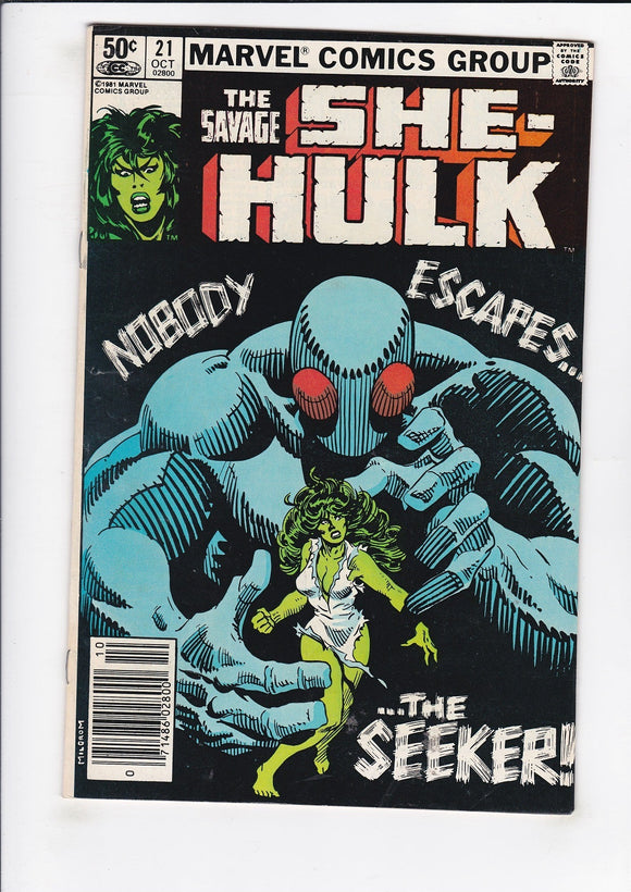 Savage She-Hulk  # 21  Newsstand