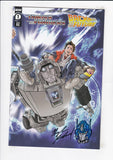 Transformers / Back to the Future  # 1  Rockwood Signed and Remarked Exclusive Variant