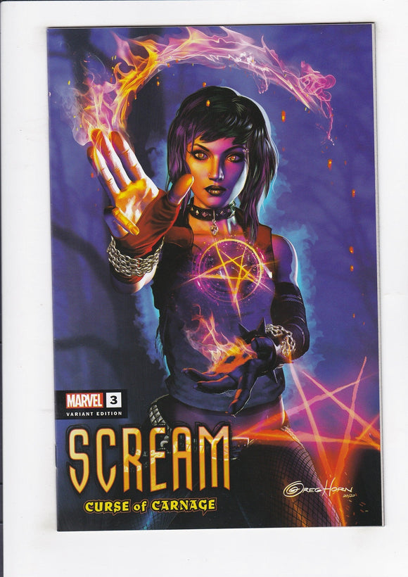 Scream: Curse of Carnage  # 3  Greg Horn Exclusive Variant