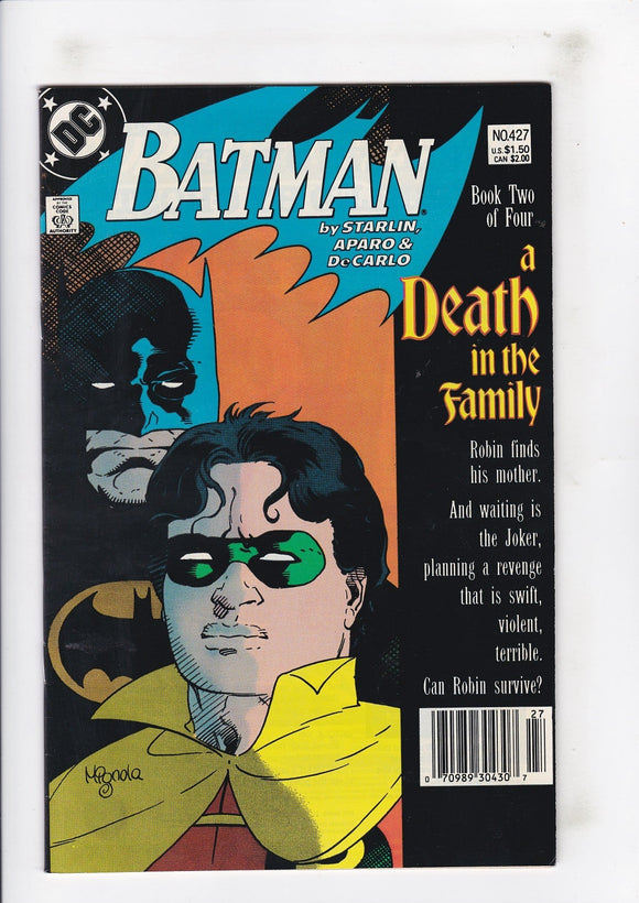 Batman  Vol. 1  # 427  Newsstand