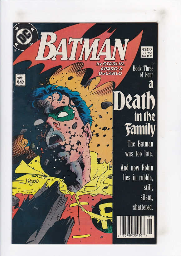 Batman  Vol. 1  # 428  Newsstand
