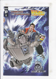 Transformers / Back to the Future  # 1  Rockwood Signed and Remarked Exclusive Variant