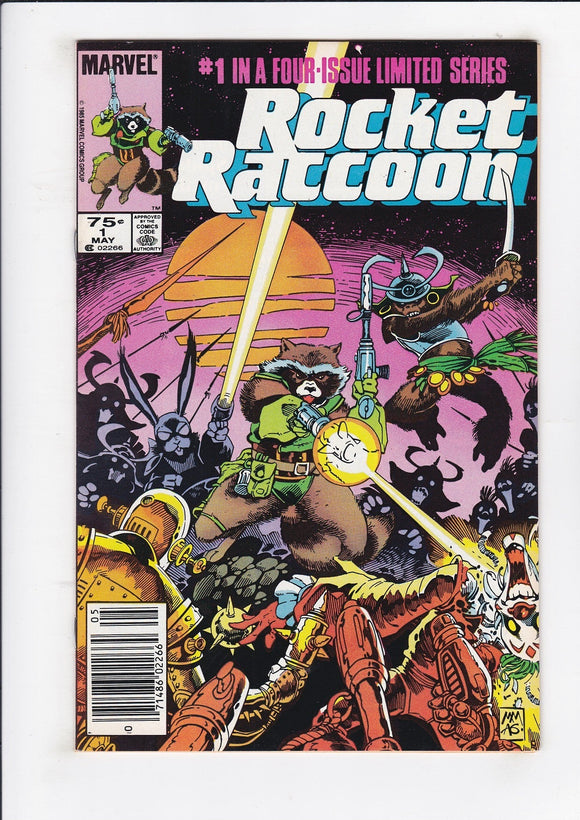 Rocket Raccoon  Vol. 1  # 1  Newsstand  (1985)