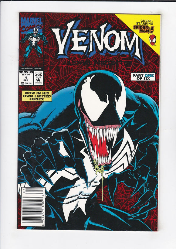 Venom: Lethal Protector  Vol. 1  # 1  Newsstand  (1992)