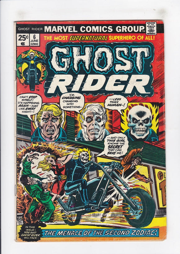 Ghost Rider  Vol. 1  # 6  (1974)