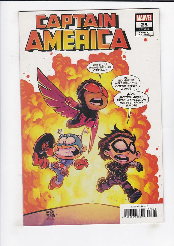 Captain America  Vol. 8  # 25  Young Variant  (2021)