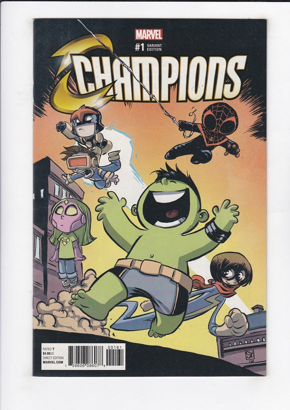 Champions  Vol. 2  # 1  Young Variant  (2016)