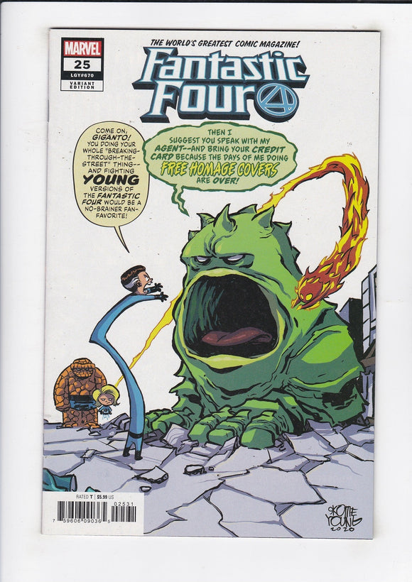 Fantastic Four  Vol. 6  # 25  Young Variant  (2020)