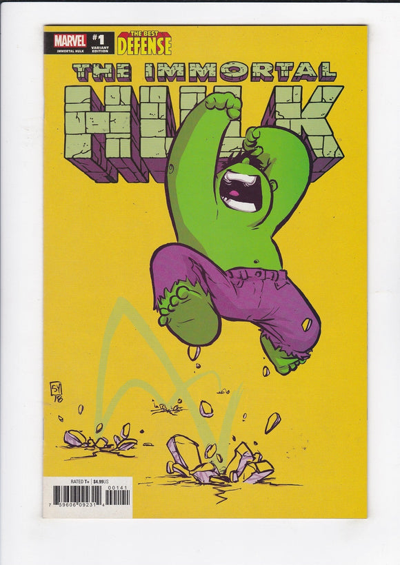 Immortal Hulk: The Best Defense  # 1  Young Variant  (2019)