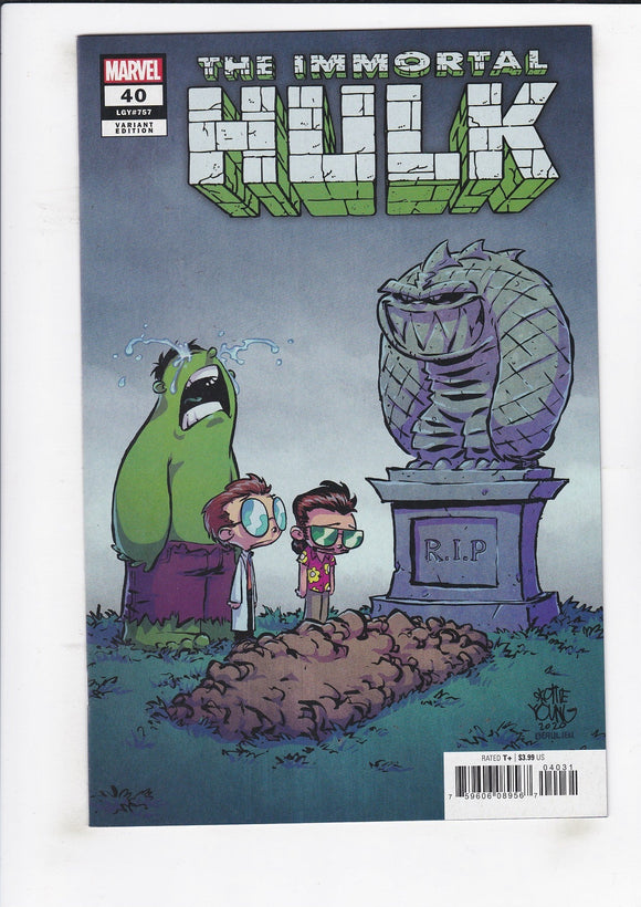 Immortal Hulk  # 40  Young Variant  (2020)