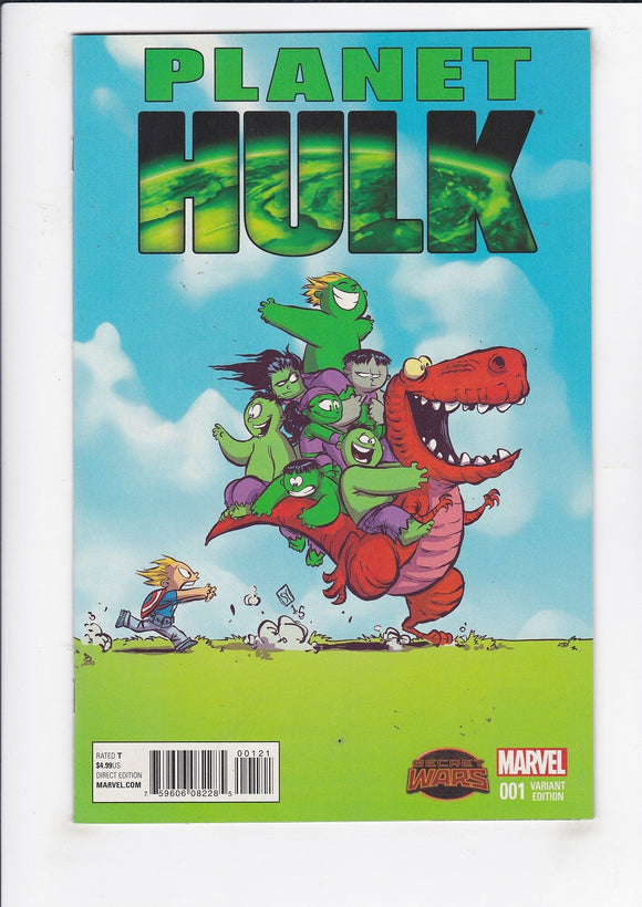 Planet Hulk  # 1  Young Variant  (2015)