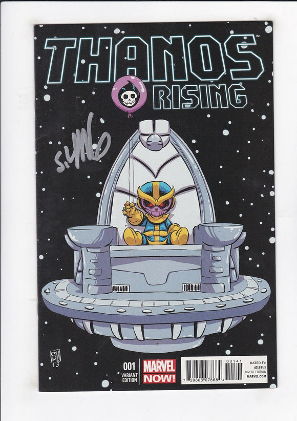 Thanos Rising  # 1  Young Variant  (2013)  Signed By Skottie Young