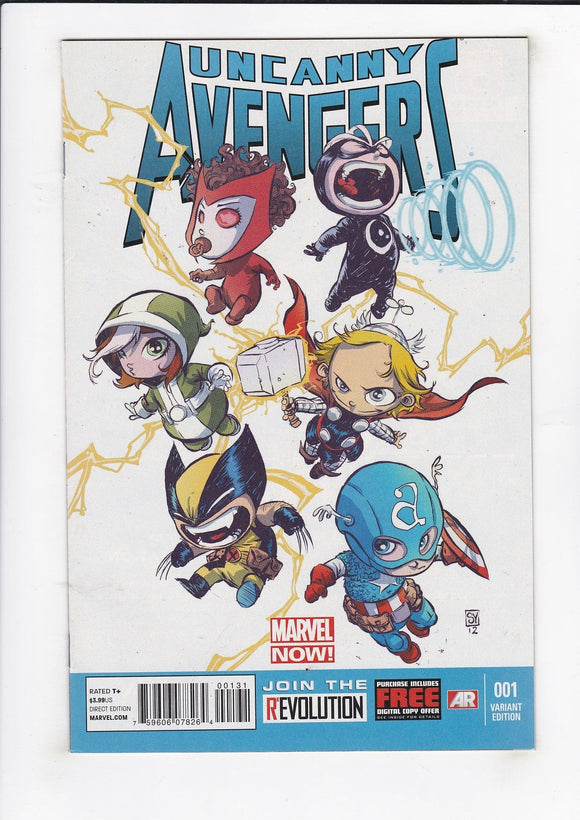 Uncanny Avengers  Vol. 1  # 1  Young Variant  (2012)
