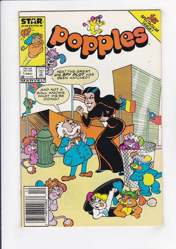 Popples  # 1  Newsstand  (1986)