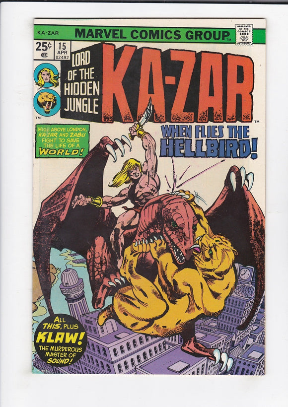 Ka-Zar  Vol. 2  # 15