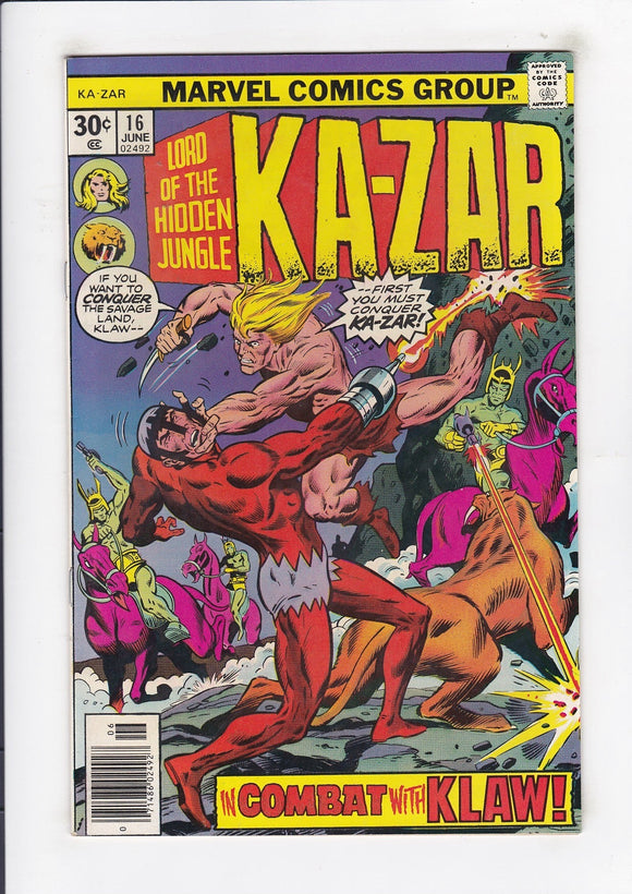 Ka-Zar  Vol. 2  # 16