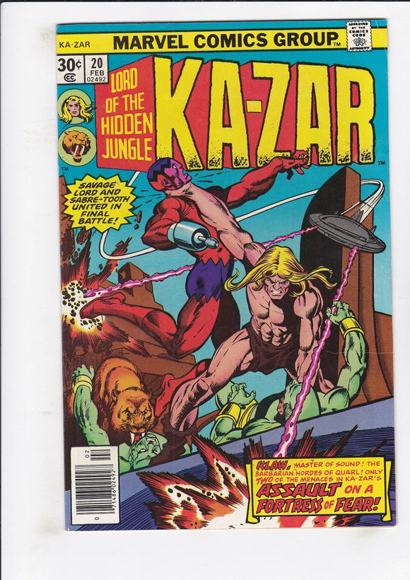 Ka-Zar  Vol. 2  # 20
