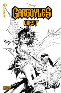 GARGOYLES QUEST #3 CVR F 10 COPY INCV LEE LINE ART