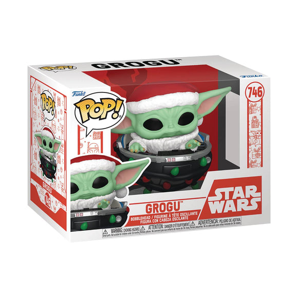 POP STAR WARS MANDO HLDY GROGU