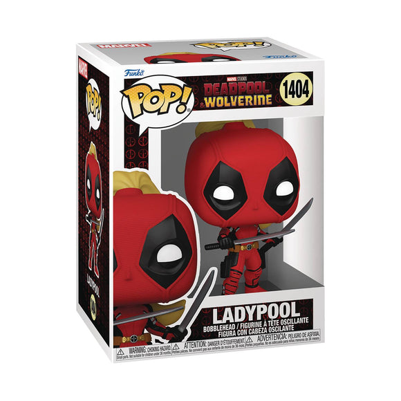 POP MARVEL DEADPOOL & WOLVERINE LADYPOOL WITH SWORDS