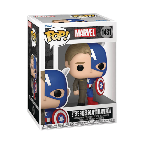 POP MARVEL SPLIT CAPTAIN AMERICA/STEVE ROGERS