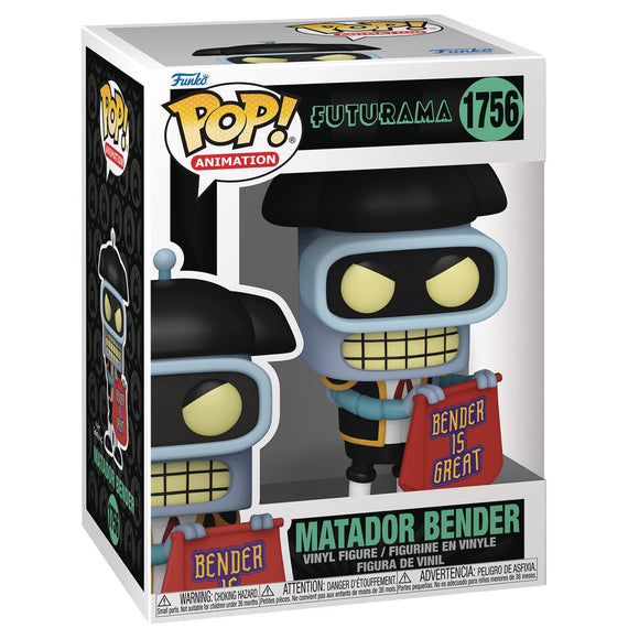 POP TV FUTURAMA S4 BENDER MATADOR