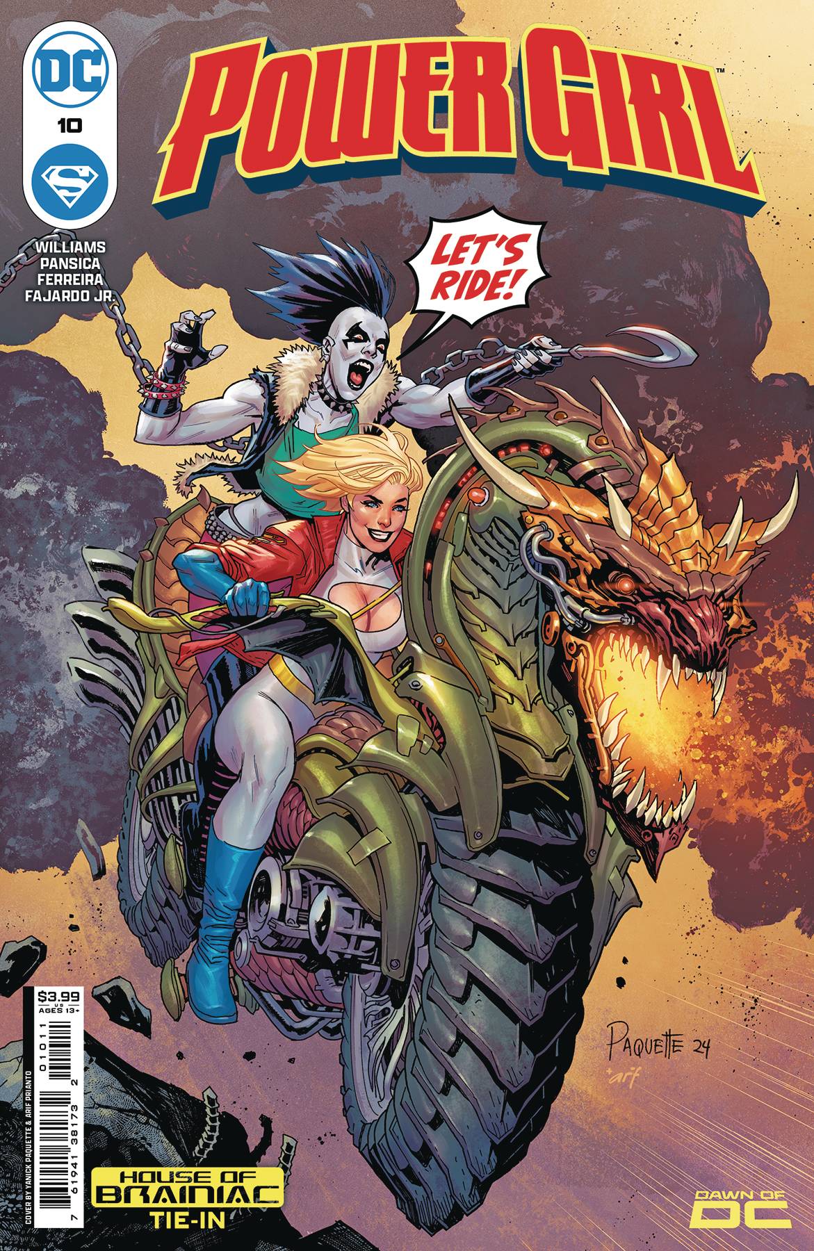 洋楽 E-MORTAL GANG/Power Must Be Taken 23-12 POWER GIRL #10 CVR A YANICK PAQUETTE HOB – Cosmic Comics Canada