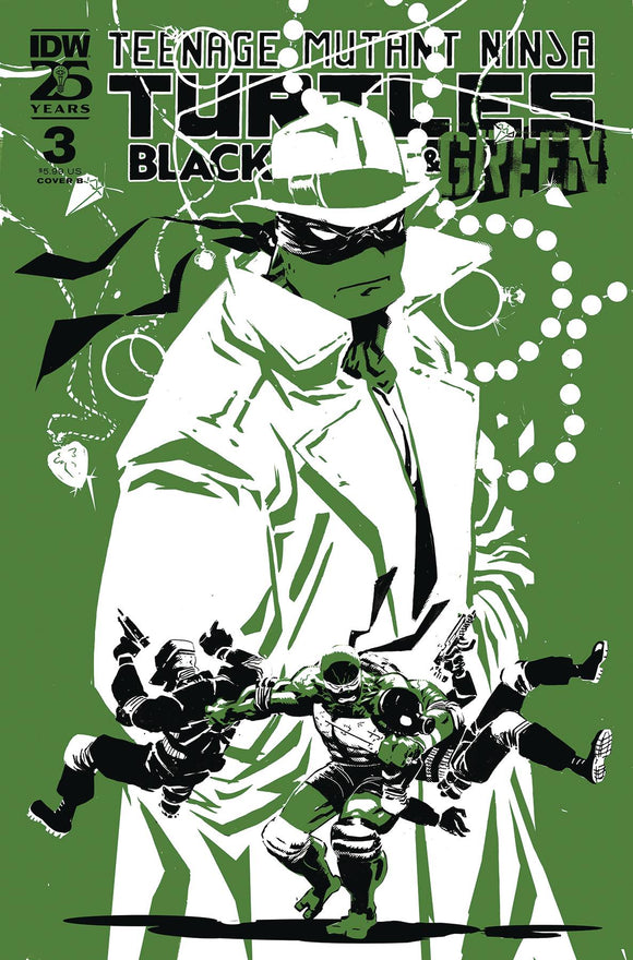 Teenage Mutant Ninja Turtles: Black, White, and Green #3 Variant B (Rossmo)