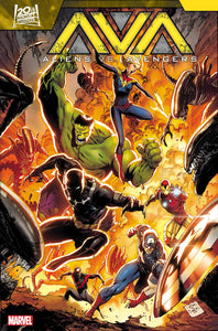 ALIENS VS AVENGERS #1 TONY DANIEL VAR 1:25