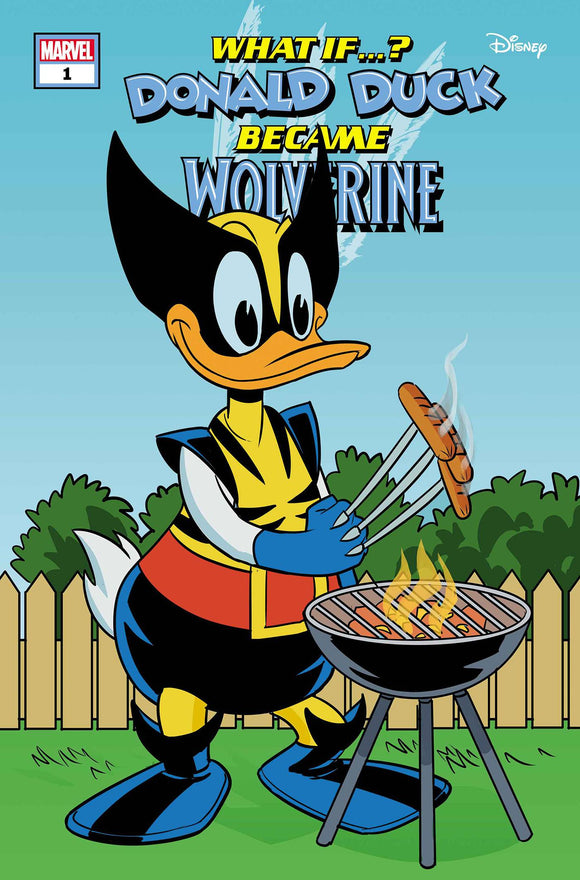 MARVEL & DISNEY: WHAT IF...? DONALD DUCK BECAME WOLVERINE #1 PHIL NOTO DONALD DUCK WOLVERINE VARIANT