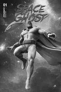 SPACE GHOST #1 CVR W 5 COPY FOC INCV BARENDS B&W