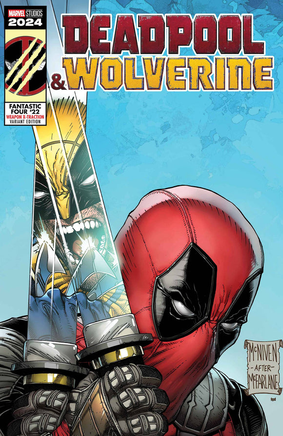 FANTASTIC FOUR #22 DEADPOOL WOLVERINE WEAPON X-TRACTION VAR