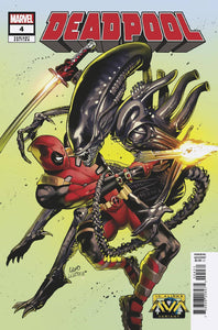 DEADPOOL #4 GREG LAND MARVEL VS ALIEN VAR