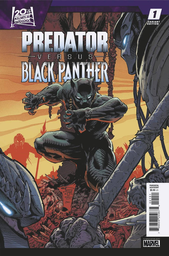 PREDATOR VS BLACK PANTHER #1 (OF 4) PHILIP TAN VAR