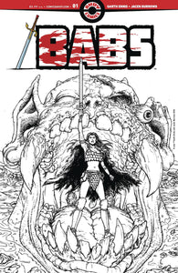 BABS #1 (OF 6) CVR D 4 COPY INCV BURNHAM LINE ART