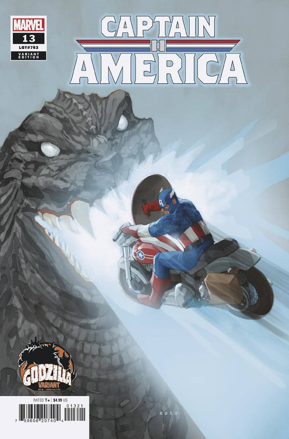 CAPTAIN AMERICA #13 PHIL NOTO GODZILLA VAR