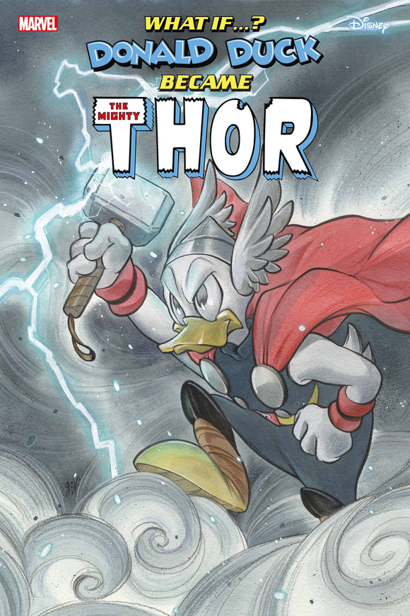 MARVEL & DISNEY: WHAT IF...? DONALD DUCK BECAME THOR #1 PEACH MOMOKO VARIANT