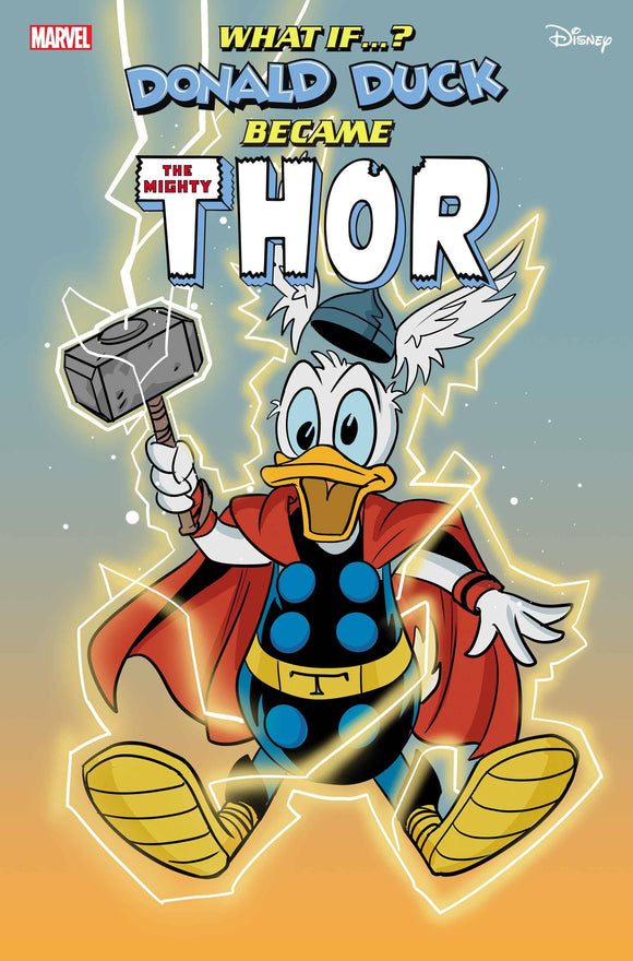 MARVEL & DISNEY: WHAT IF...? DONALD DUCK BECAME THOR #1 PHIL NOTO DONALD DUCK THOR VIRGIN VARIANT 1:50  *(NM-)*