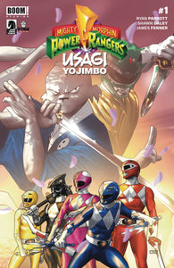 MIGHTY MORPHIN POWER RANGERS USAGI YOJIMBO #1 CVR A CLARKE