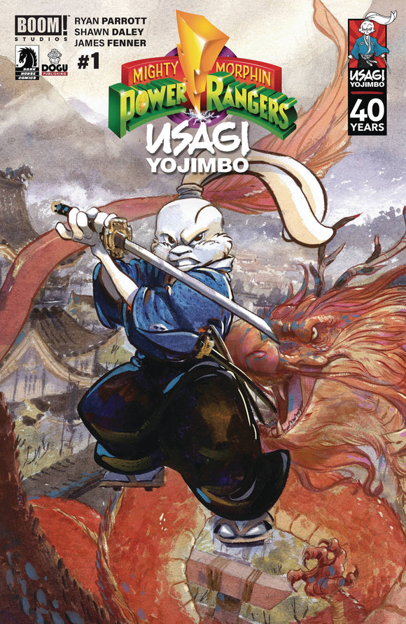 MIGHTY MORPHIN POWER RANGERS USAGI YOJIMBO #1 CVR C CULLUM