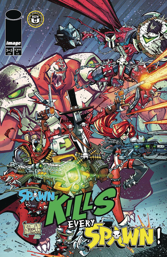 SPAWN KILLS EVERY SPAWN #3 (OF 5) CVR A DUENAS