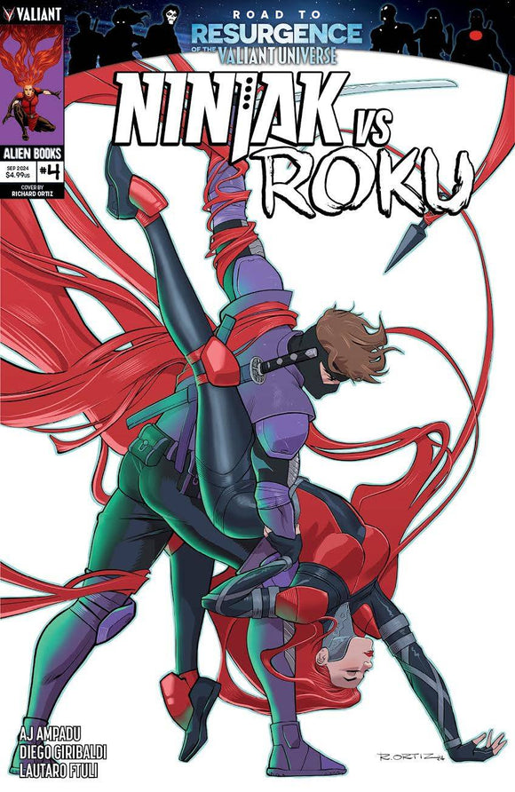 NINJAK VS ROKU #4 (OF 4) CVR A ORTIZ