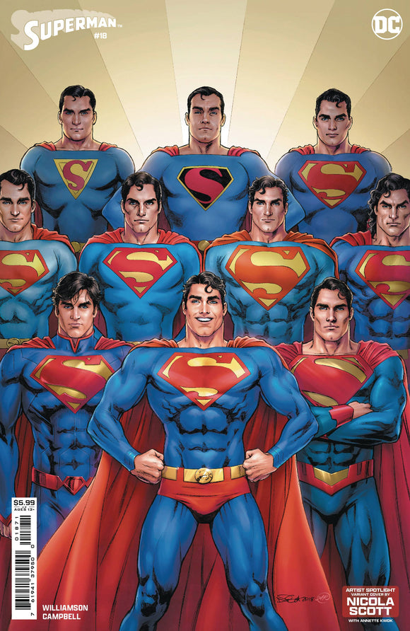 SUPERMAN #18 CVR E NICOLA SCOTT ARTIST SPOTLIGHT CSV AP