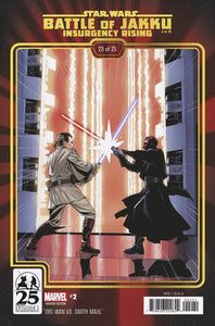 STAR WARS BATTLE OF JAKKU INSURGENCY RISING #2 (OF 4) CHRIS SPROUSE THE PHANTOM MENACE 25TH ANNIVERSARY VAR