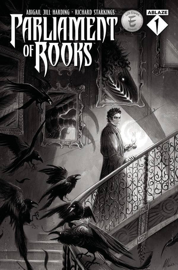 *Pre-Order* PARLIAMENT OF ROOKS #1 CVR B ABIGAIL JILL HARDING B&W