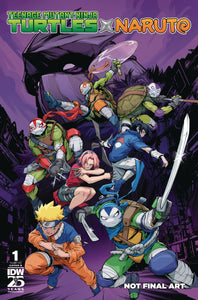 Teenage Mutant Ninja Turtles x Naruto #1 Variant B (Prasetya)