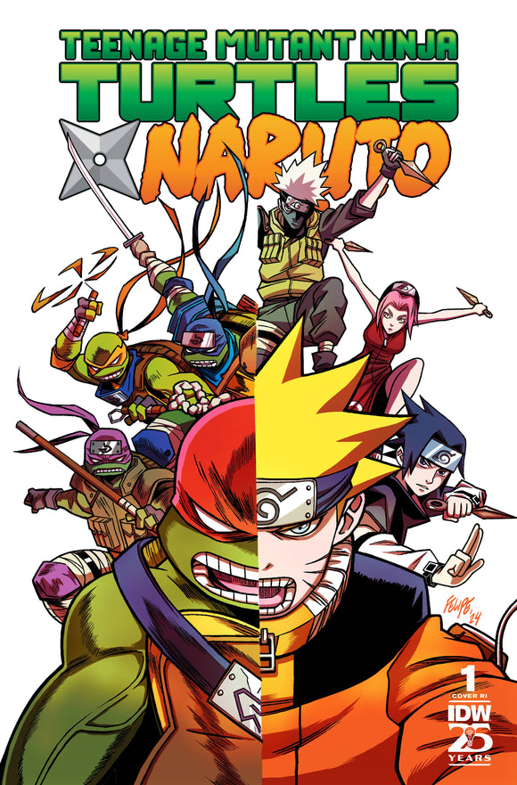 Teenage Mutant Ninja Turtles x Naruto #1 Variant RI (25) (Smith) [1:25]