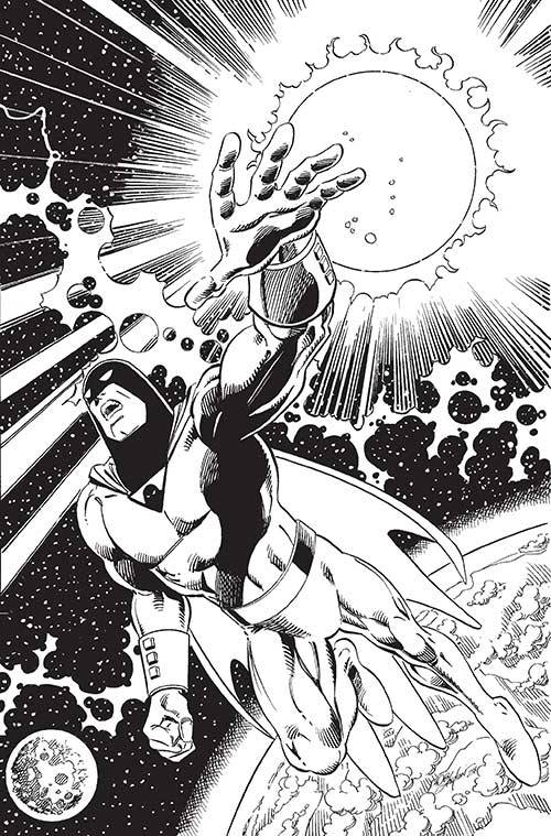 SPACE GHOST #4 CVR Q 7 COPY FOC INCV LAYTON B&W VIRGIN