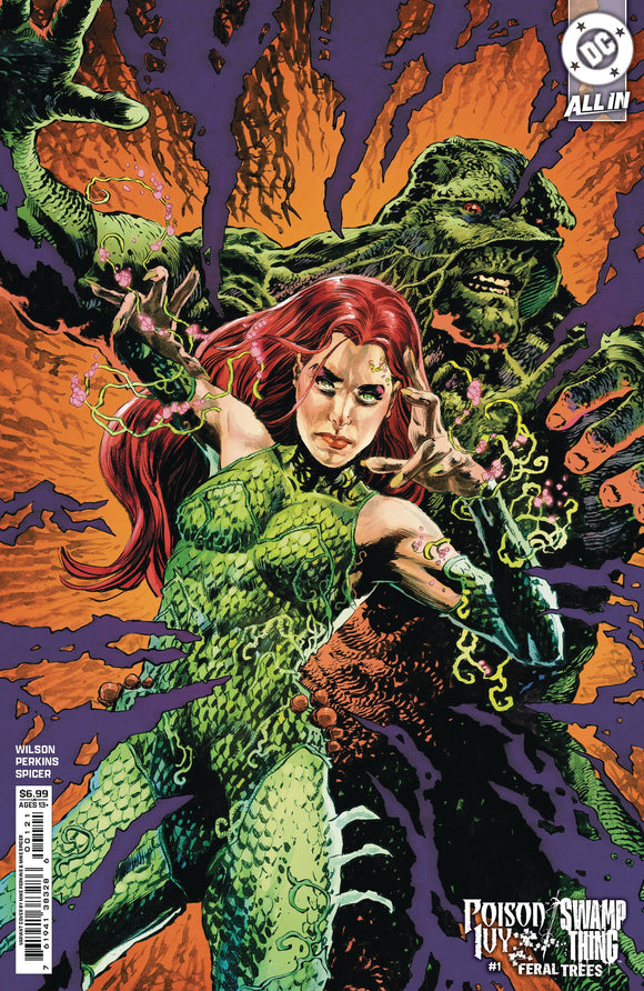 POISON IVY SWAMP THING FERAL TREES #1 OS CVR B PERKINS