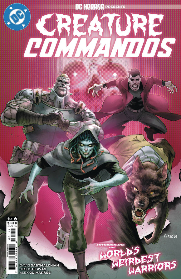 DC HORROR PRESENTS CREATURE COMMANDOS #1 (OF 6) CVR A TIRSO